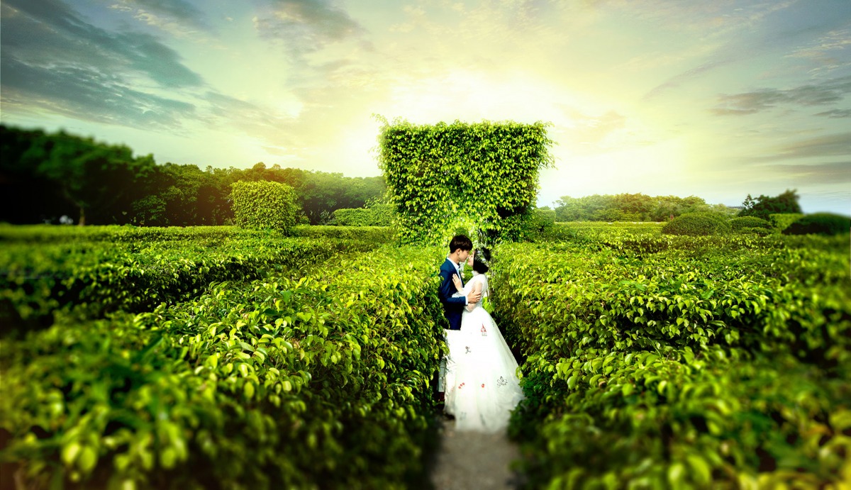 自然婚紗照,小清新婚紗,台北婚紗景點,台北拍婚紗景點,新生公園