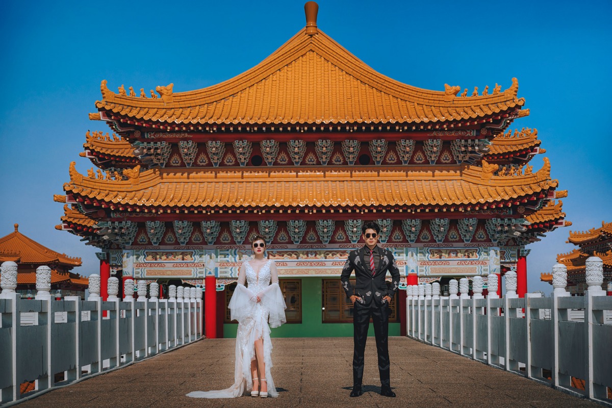 婚紗照,中國風婚紗,中式婚紗照,台南拍婚紗景點,聖母廟