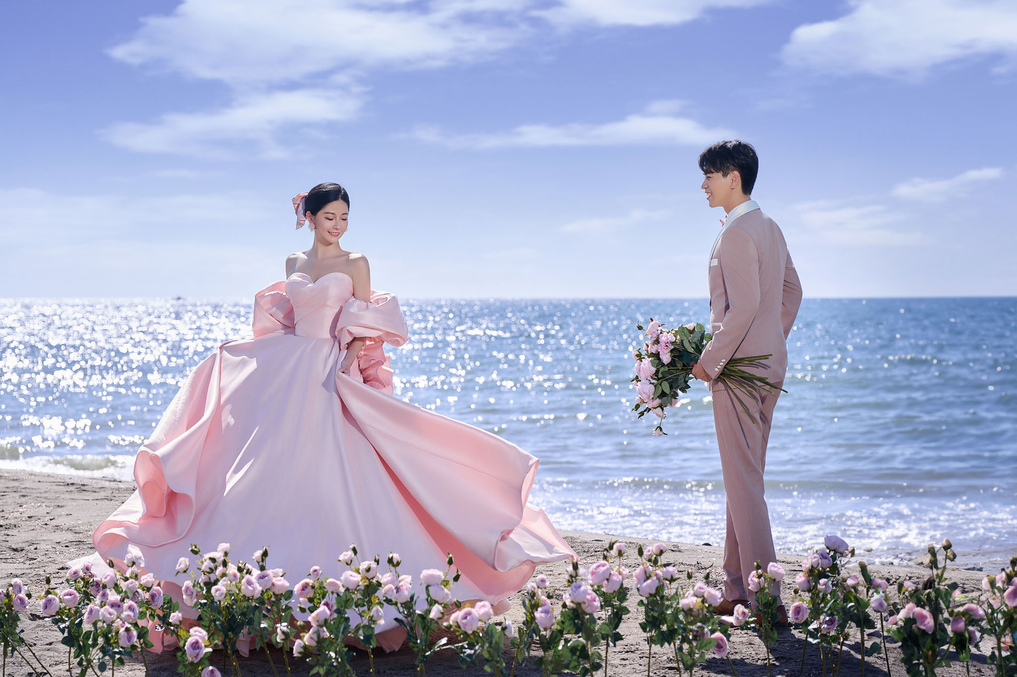 自然婚紗照,海邊婚紗,桃園婚紗推薦